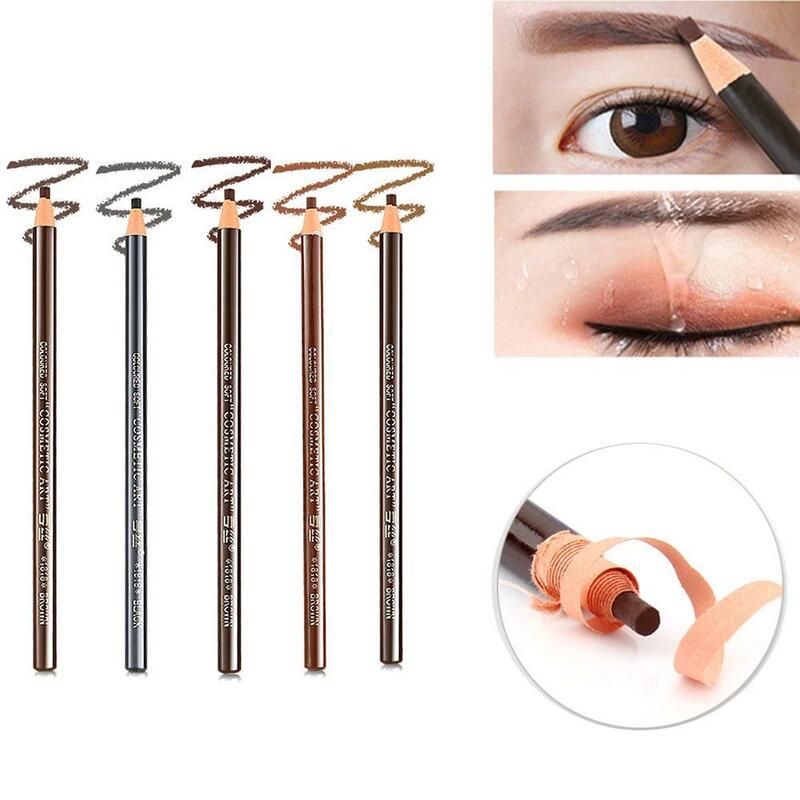 Professional Microblading Eyebrow Pencil Tattoo Waterproof Long Lating Brow Tint Makeup Eyeliner Eyebrow Pen Enhancers Cosmetics