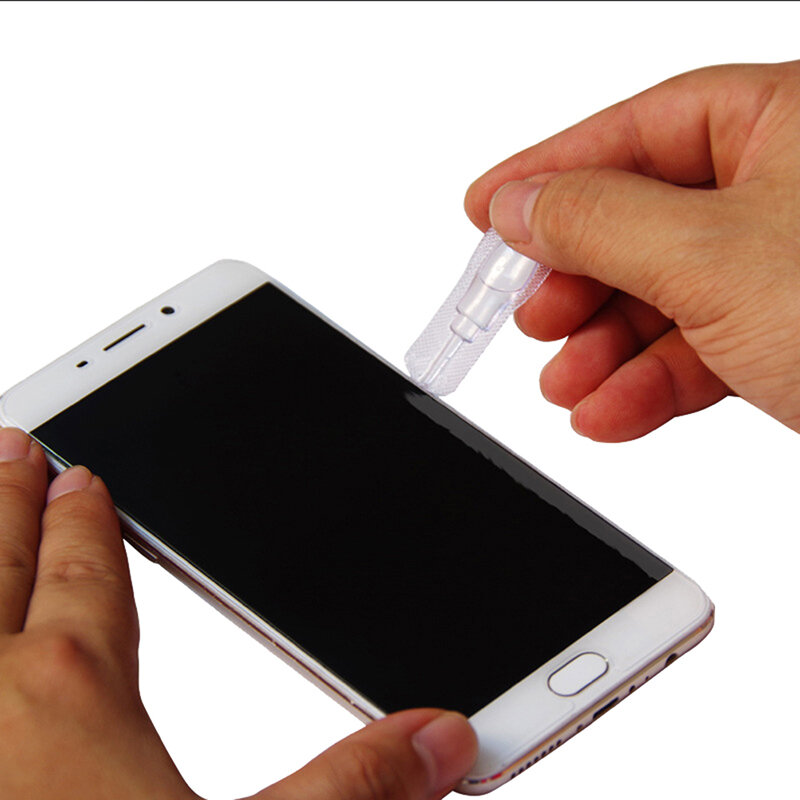 Película de vidrio templado para reparación de teléfono, herramientas de protección de pantalla con borde blanco 2.5D, 10/14/20/50 piezas