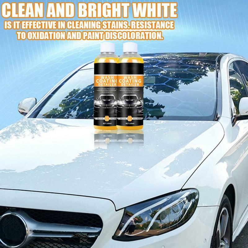 Car Wash Shampoo Cleaner, Quick Dry, Multi-purpose, Limpador de superfícies, Remover graxa para carros, caminhões, SUVs, 100ml