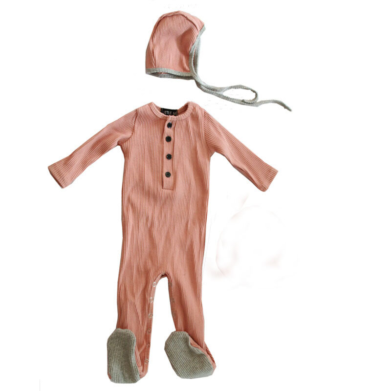 Pelele unicolor para bebé recién nacido, mono de una pieza, trajes con BIBI