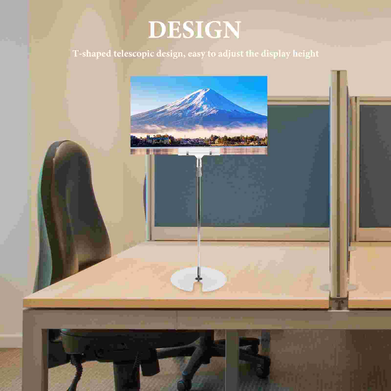Poster Holder Advertising Bracket Display Stand Absstainless Steel Banner Stands for
