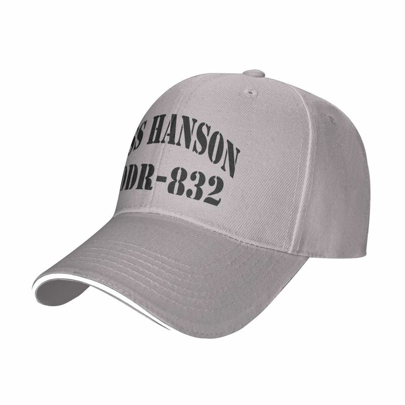 Uss Hanson (DDR-832) Ship's Winkel Cap Baseball Cap Grappige Hoed Man Hoed Vrouwen
