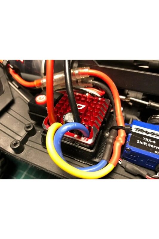 Traxxas Trx-4 para hobbywing quicrun wp 1080 suporte de plástico aparelho