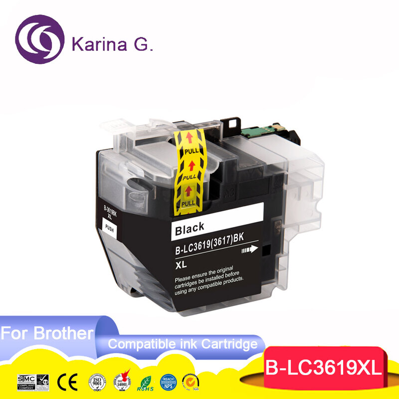 Cartucho de tinta Compatible con impresora Brother LC3619, LC3619XL, MFC-J2330DW, MFC-J2730DW, MFC-J3530DW