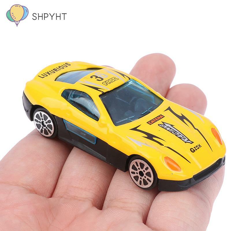 Alloy Metal Racing Car Model para meninos e meninas, brinquedos modelo supercarro, cor aleatória, presente do bebê, 1:64, 1pc