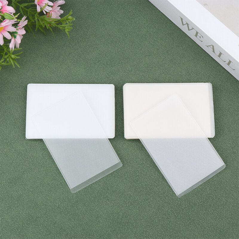 20Pcs PVC Transparent Card Holder Waterproof Anti-degaussing Protector Card Cover Bus Business Case Bank Credit ID Card Holder
