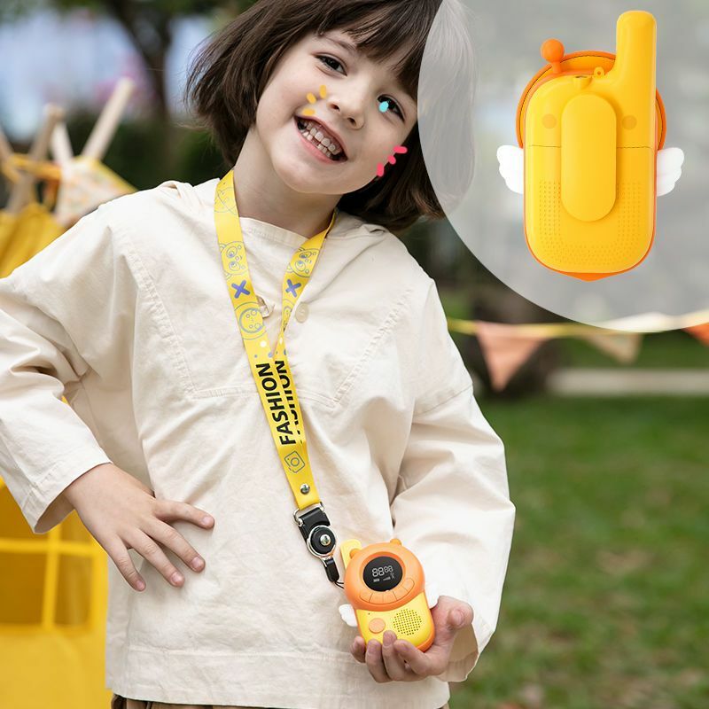 Crianças walkie-talkie pai-criança ao ar livre puzzle menina brinquedo pequeno par de carregamento remoto chamada presente do bebê
