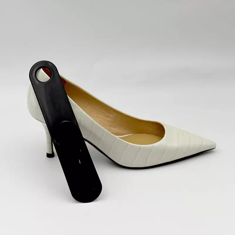 Профессиональные пластиковые пластмассовые рожки для обуви, рожки для обуви в форме ложки, рожки для обуви