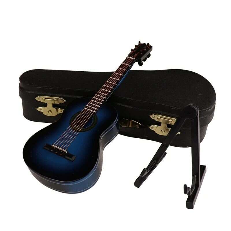 신생아 사진 소품 유아 소년 소녀 G99C를위한 기타 모델 미니어처 장식품