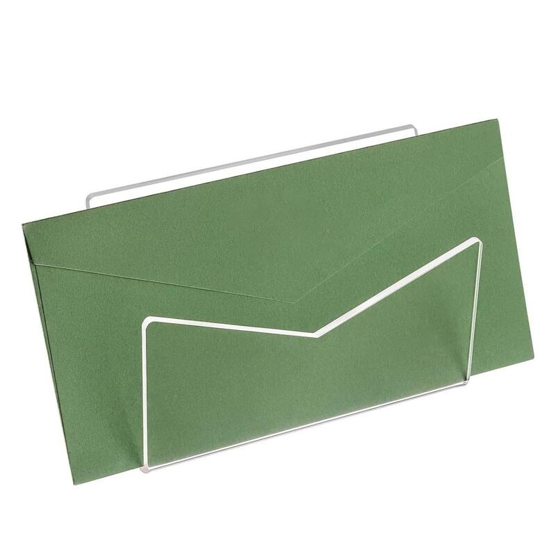 Mail Holder Notebook Invitation Envelope Holder Document Magazine Desk Letter Holder for Office Classroom Home School Countertop
