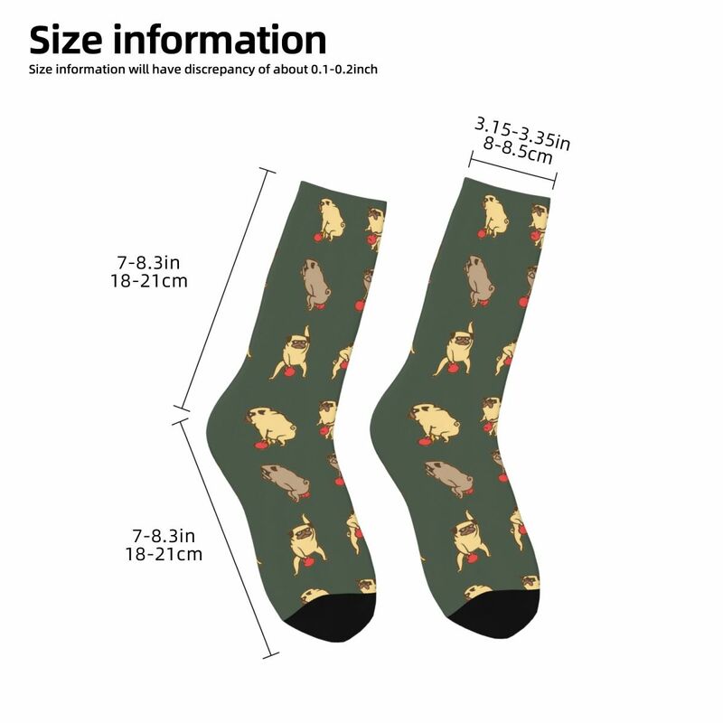 Гимнастические носки Kettlebell с Pugsgym, высококачественные чулки в стиле Харадзюку, всесезонные длинные носки для мужчин и женщин, подарок на день рождения