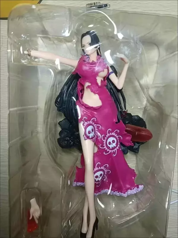 Boa Hancock Sexy Girl PVC Anime Figure, Figurine d'action avec lumière LED, Statue, Undressable Hentai Model Toys, One Piece, Nouveau, 30cm