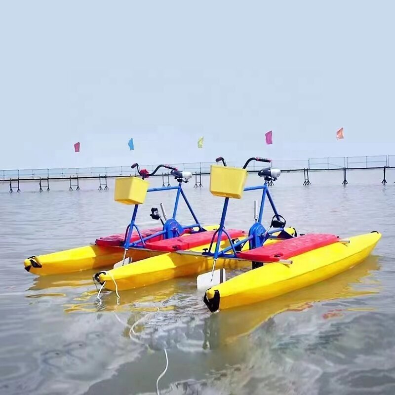 2023 New Arrival lightweight inflatable bicycle Single Person inflatable water bikes