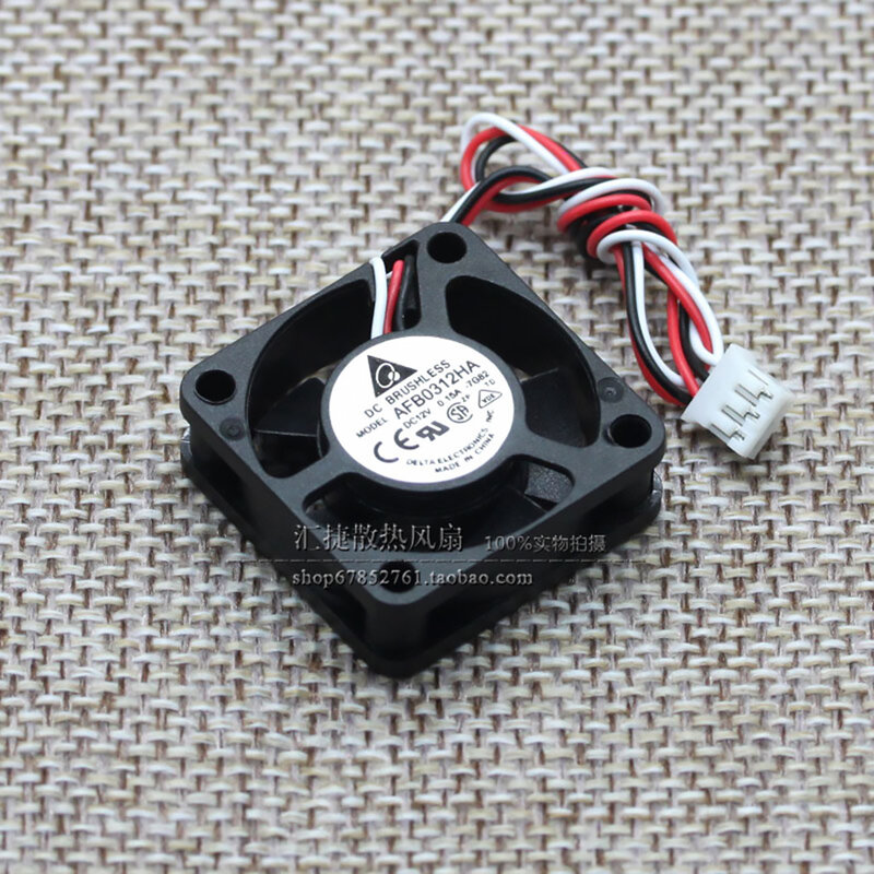 for Delta 3010 DC12V 0.15A AFB0312HA 3CM 30mm dual ball projector cooling fan