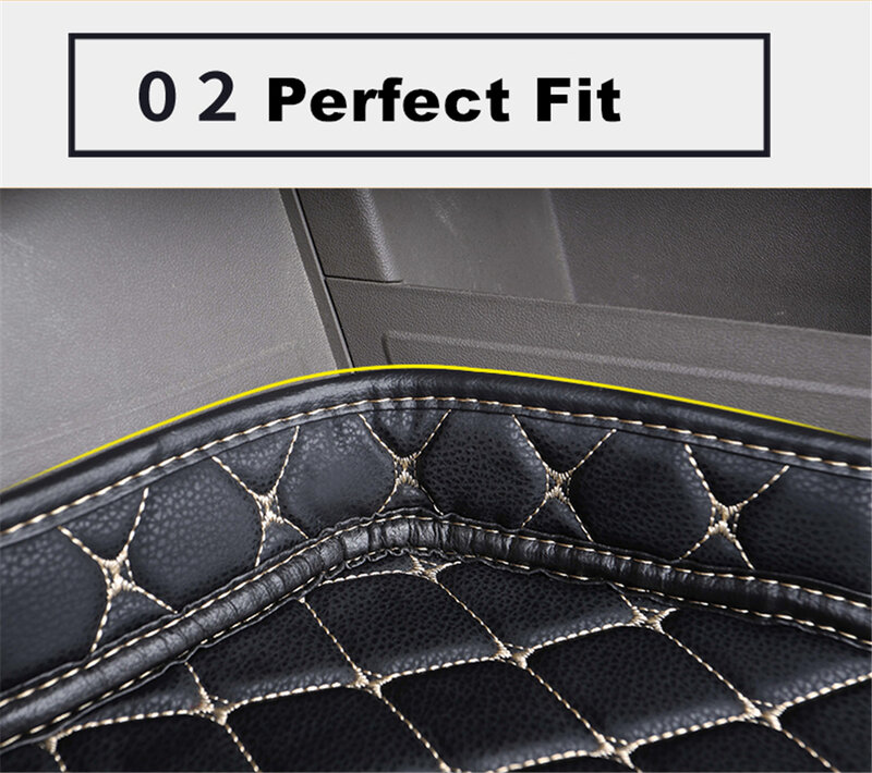 High Side Car Trunk Mat For LEXUS LS460 2006-2016 2018 2019 20 2021 XPE Rear Cargo Cover Liner Tail Boot Tray luggage Pad Carpet