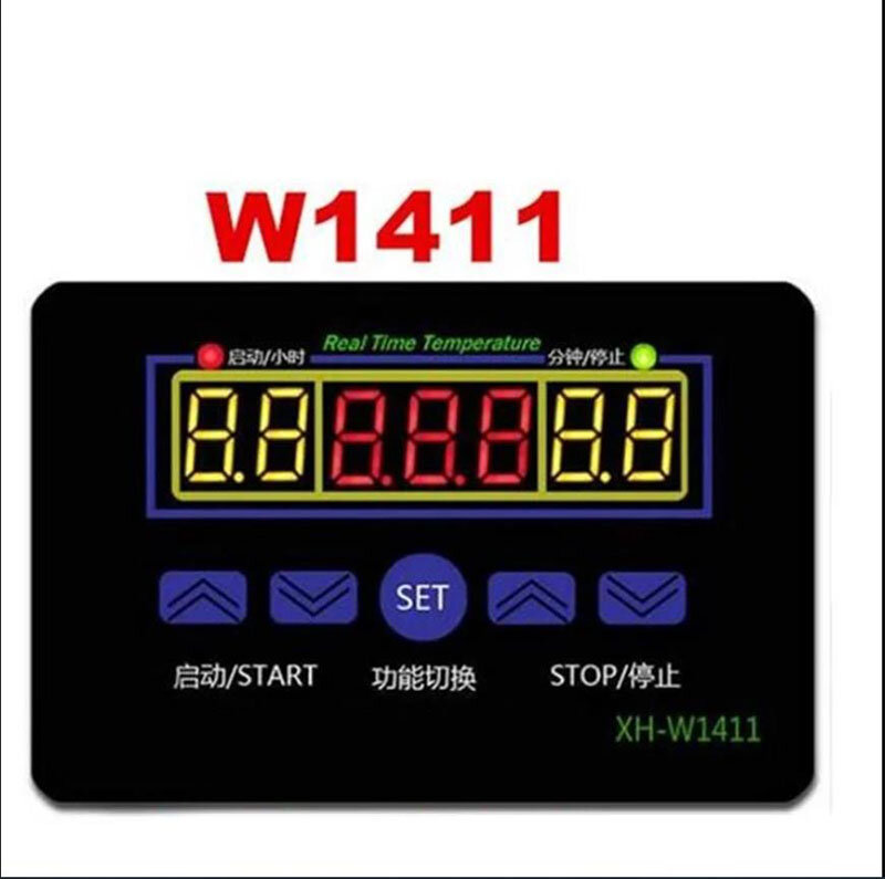 W1411 AC 110V 220V DC 12V 10A LED regolatore di temperatura digitale termostato interruttore di controllo sensore per serre animali acquatici
