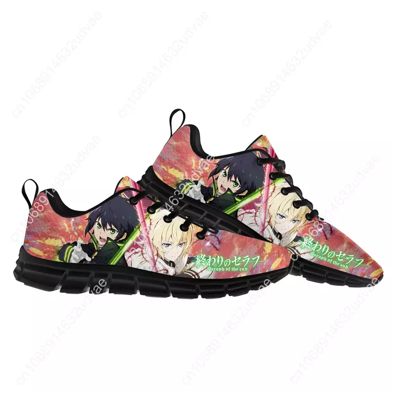 Спортивная обувь Seraph Of The End Hyakuya Yuichiro, мужские, женские, подростковые, детские, детские кроссовки, дизайнерская повседневная обувь на заказ