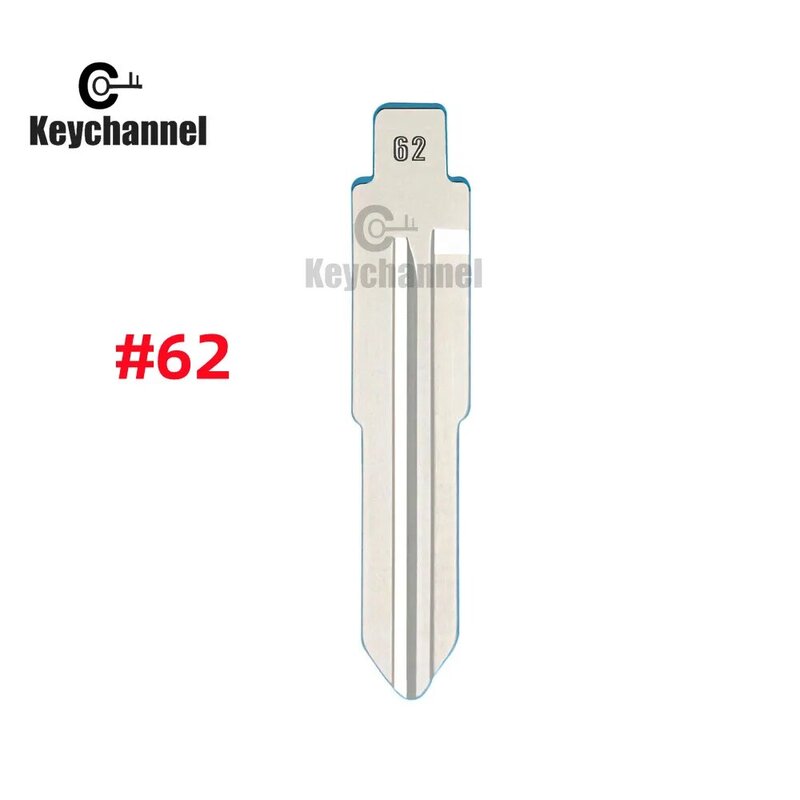 Keychannel 10PCS sostituzione Flip Key #07 #15 #62 KD Key Blade LISHI MIT11 HYN11 per Mitsubishi Lancer Galant Outlander Key Blank