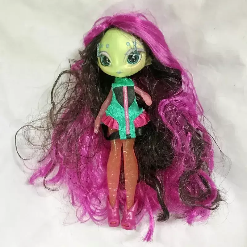 Novi Stars MGA Doll Toy com roupas, Una Verse Monsters Doll, presente de aniversário, cabelo comprido, presentes DIY para meninas, 20cm