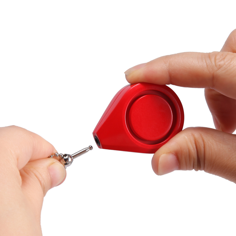 Tragbare Tasche 125db Sound Mini Selbstverteidigung sicherer persönlicher Alarm mit Schlüssel bund Sicherheit Anhänger Typ sos Alarm Notfall gerät