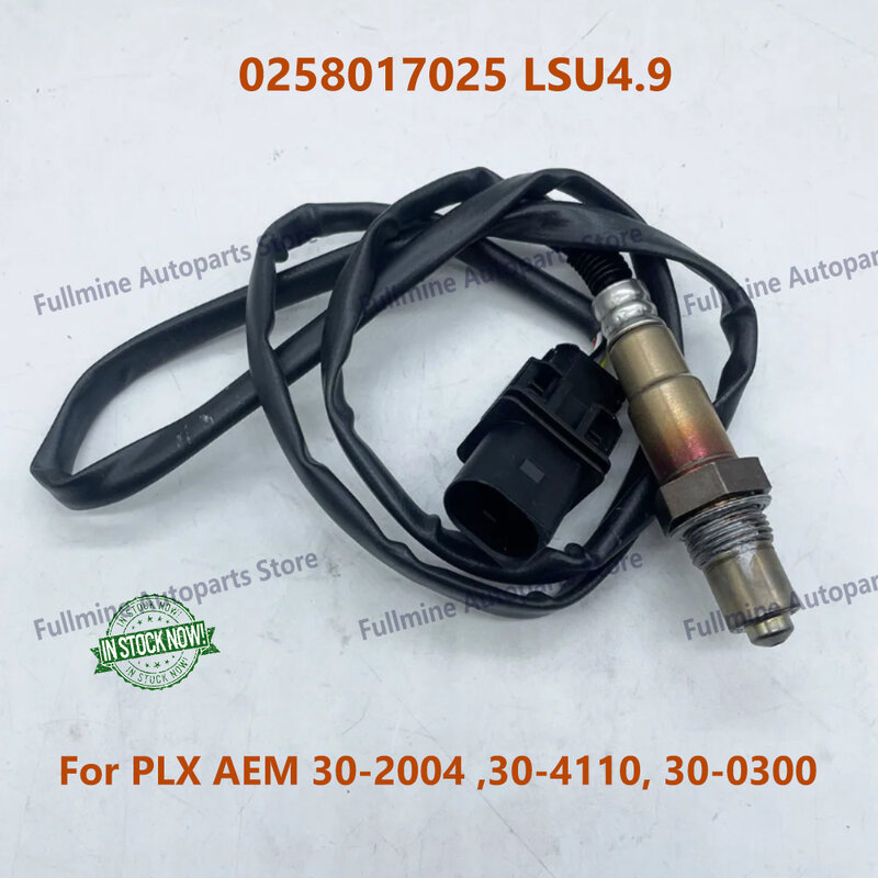 Nuovo sensore rapporto carburante aria 0258017025 LSU4.9 O2 UEGO sensore di ossigeno a banda larga per PLX AEM 30-2004 30-4110 30-0300 di alta qualità