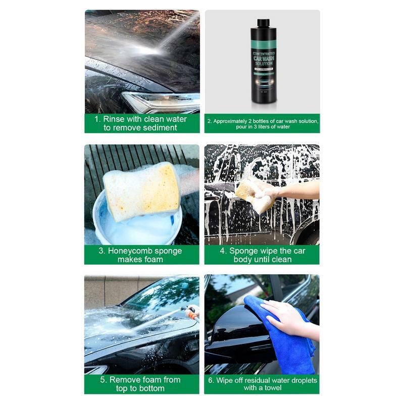 Carwash Wax Wascoating Sneldrogende Detailer Multifunctionele Krasvrije Wasvloeistof Maakt Autodetails Snel En Gemakkelijk