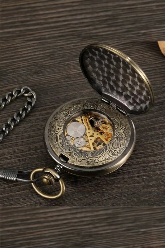Relógio de bolso tradicional presente de data especial dia de natal festa de aniversário design personalizado relógio de bolso