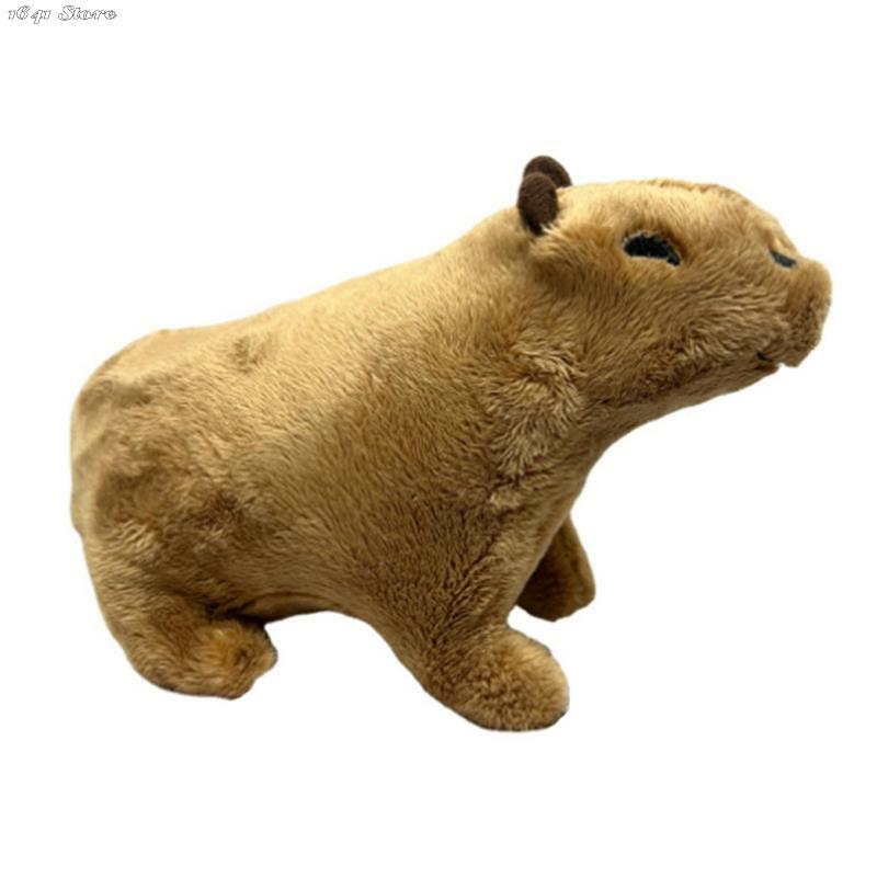 18cm simulazione Soft Fluffty capibara peluche bambole giocattoli per bambini regalo di natale animali di peluche peluche bambole morbide bambini