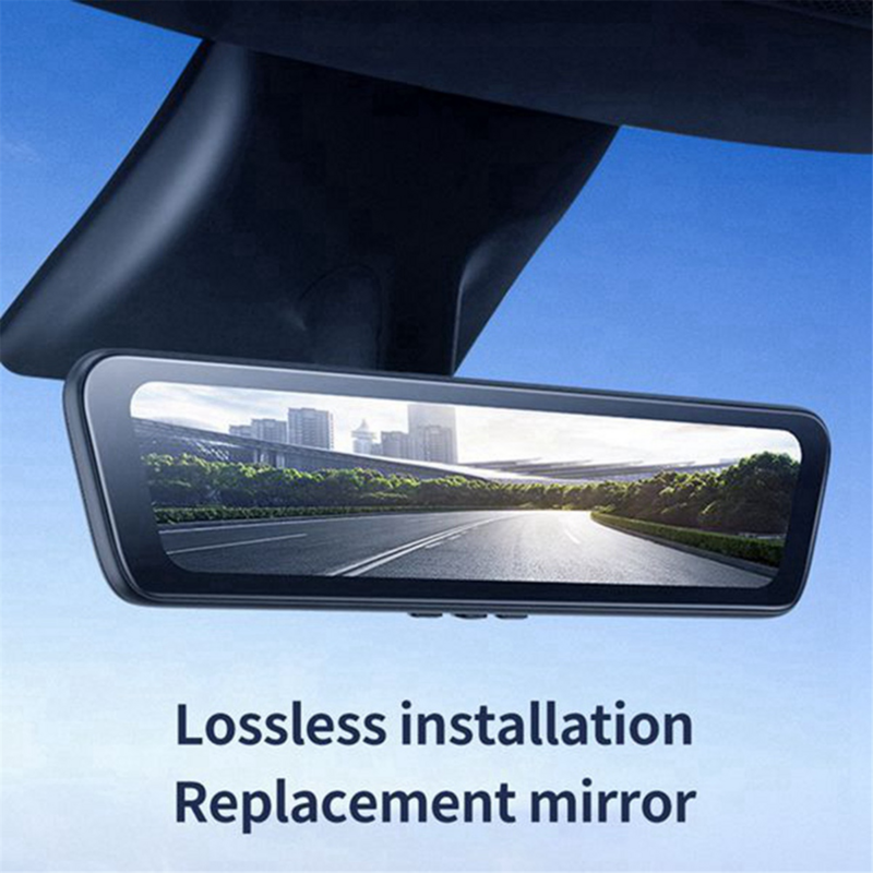 Автомобильная потоковая мультимедийная электронная зеркальная камера заднего вида с рекордерами для модели Tesla