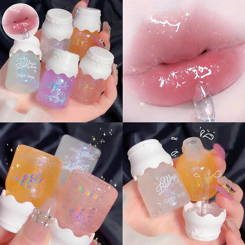 Butterfly Shaped Milk Can Lip Balm Moisturizes And Lips Mirror Shimmering Surface, A With Moisturizes And Pouty The Y9W0