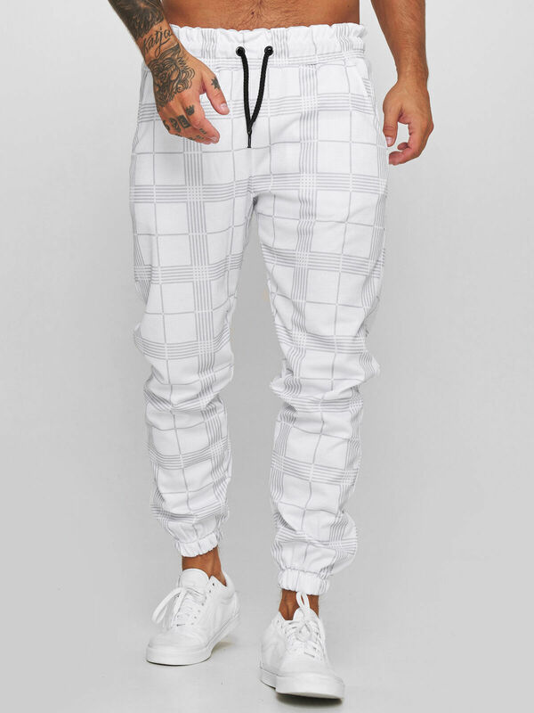 Fang Gezi-Pantalones informales para hombre, pantalón con estampado digital 3D, a la moda, para fitness, novedad de 2024