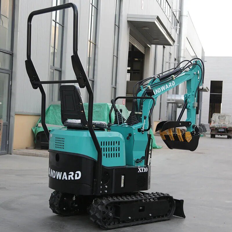 Hottest Mini Excavator 1 Ton Agriculture Micro Excavator Factory Wholesale 1000KG Small Digger Multifunctional customized
