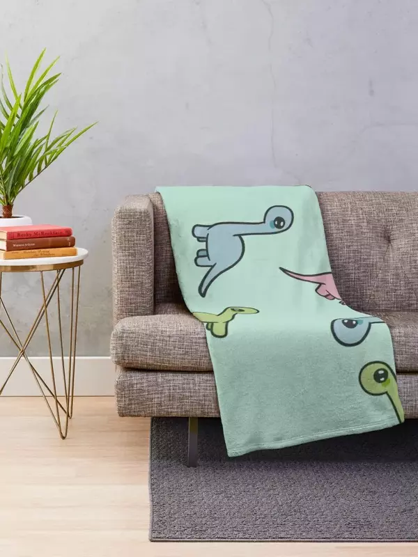 Dino pattern Throw Blanket Summer Beddings Kid'S funny gift Blankets