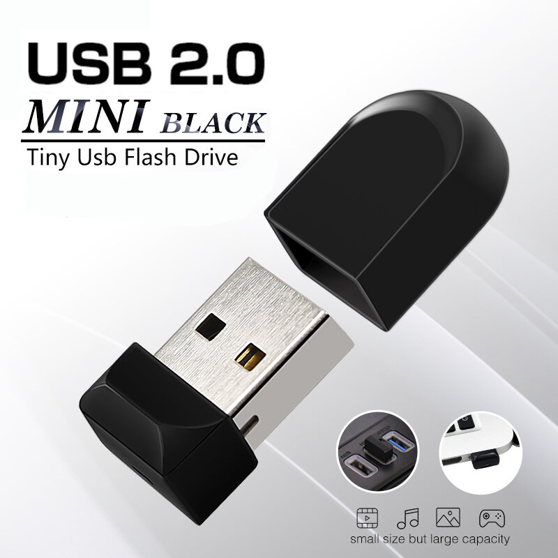 Mini USB Flash Pen Drive 2.0 chiavetta Usb ad alta velocità 128GB Pendrive 4G 8G 16G 32G Memory Stick 64GB chiave USB regalo