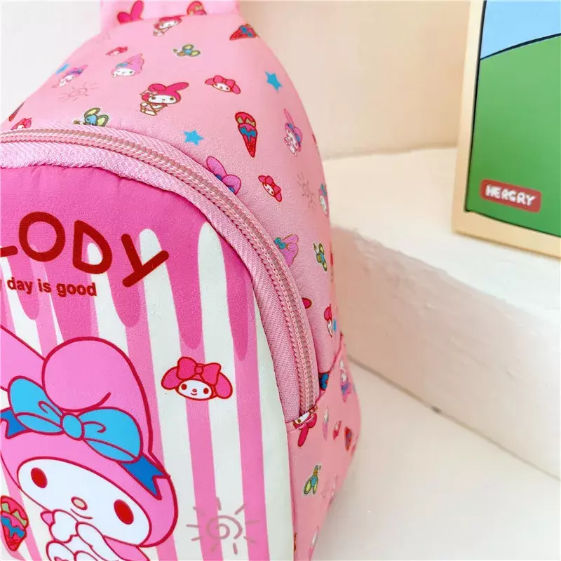 Sanrio Chest Bag Kawaii Cinnamoroll Hello Kitty Crossbody Bags Travel Messenger Shoulder for Children Cross Body Bag 2024 Gifts