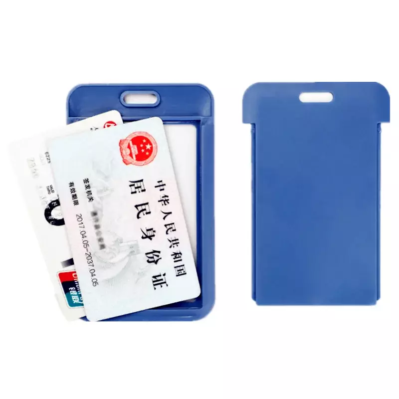 Przesuwana tylna obudowa Uchwyt na identyfikator Easy Pull Bedge Reel for Work Permit Sleeve Cover Badge Holder Pass Work Card Protector