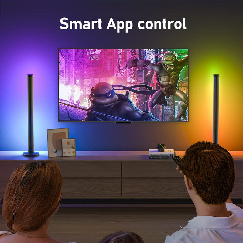 40Cm Smart Rgb Led Light Bars Usb Plug Tuya Wifi Muziek Sync Tv Backlights Afstandsbediening Staande Lampen Werken Met Alexa Google Home