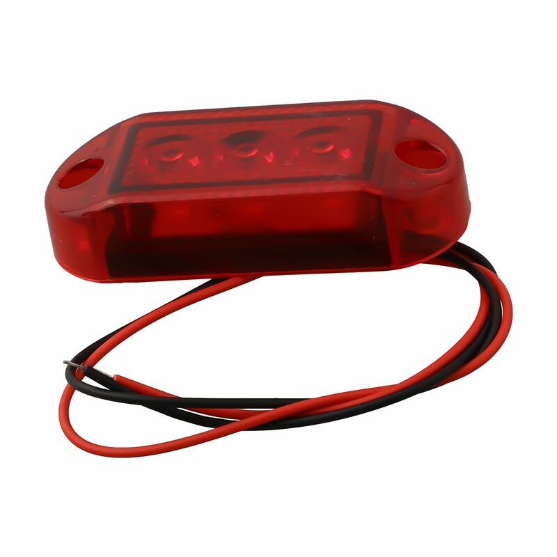 LED Clearance Light Side Marker Truck Trailer Lorry Lamp Red White 12V 24V  Waterproof  Easy Installation  Reliable and Durable