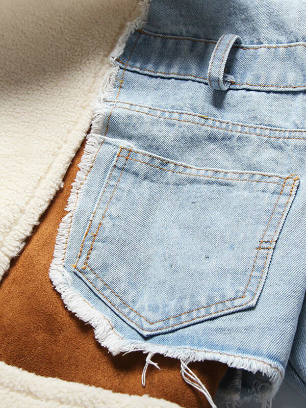 Casaco de lã de manga completa para mulheres, retalhos finos, forro de lã, colarinho de cintura virada para baixo, fino para lazer, outono, novo, TD659, 2022