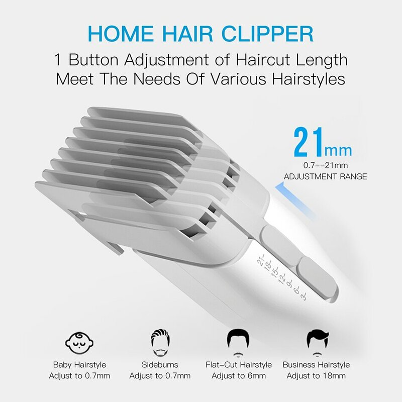 ENCHEN Boost Electric Hair Clipper Professional Cordless Fast Type-C Charging Ceramic Haircut Machine Hair Trimmer For Men Adult