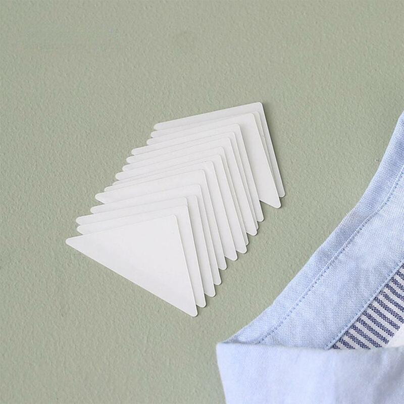 30 Stück Hemdkragen Aufkleber Kragen kippt nicht geformte Artefakt Hemd Kragen PVC Kleber Aufkleber Patches für Kleidung