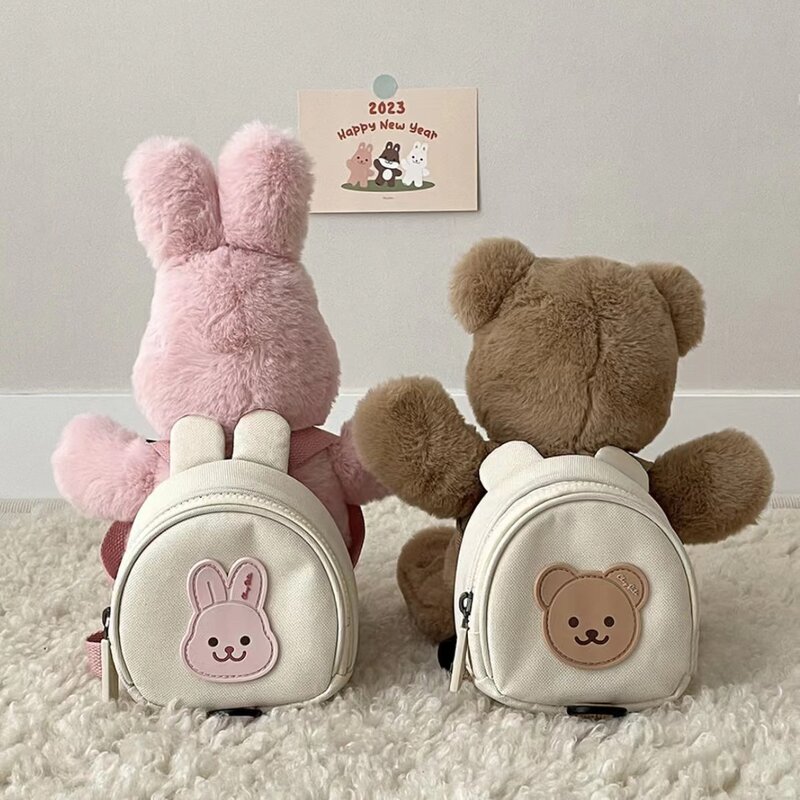 Słodkie zwierzaki dziecięce plecak dla dzieci torby szkolne z uprzężą Kawaii koreański chłopcy i dziewczynki z przedszkola plecak prezent Sac A Dos Bebe