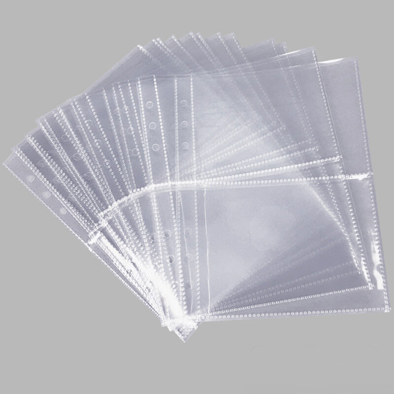 10pcs/Pack A5 Transparent Photo Album Binder Refill Inner Sleeves for Cards Photocard Game Card A5 Album Binder