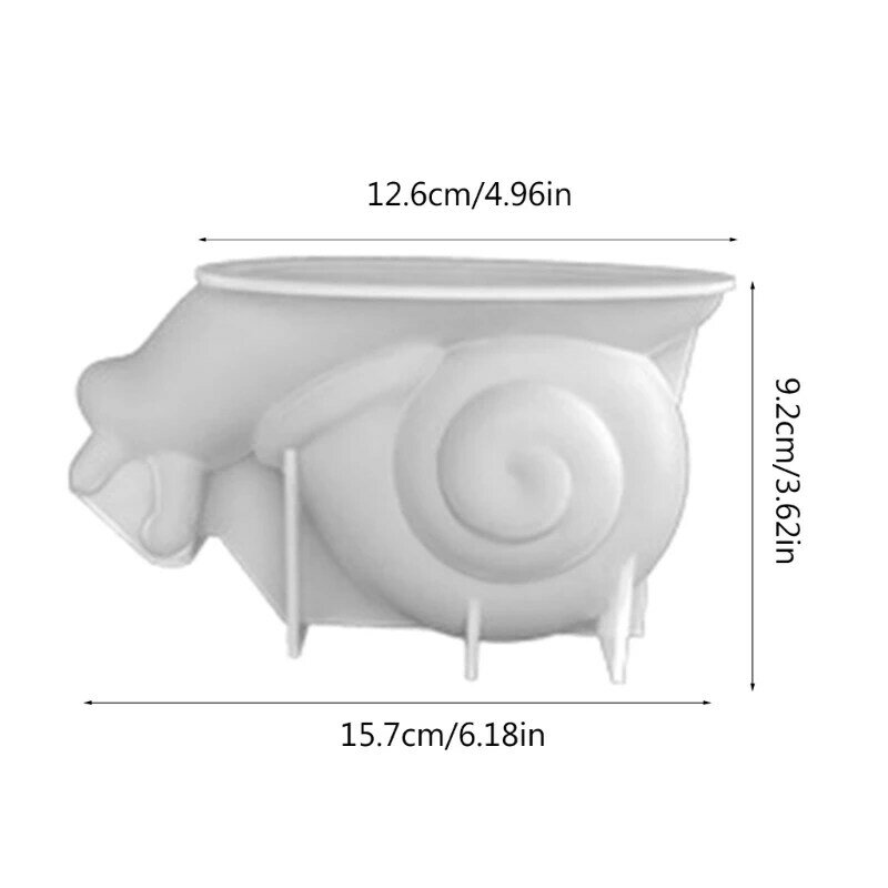 Big Snail Mold Epoxy Resin Casting Silicone Molds for DIY Craft