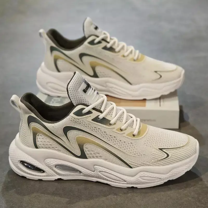 Scarpe da uomo Sneaker 2024 estate nuove scarpe Casual da uomo versatili scarpe da corsa con fondo morbido traspirante Skateboard