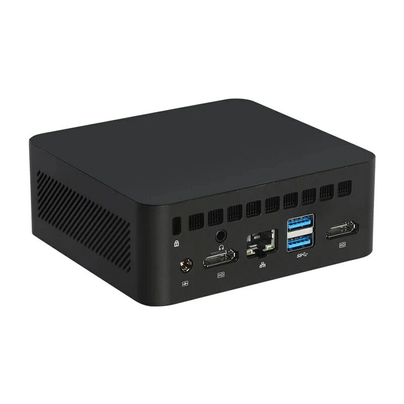 BEBEPC Home PC Mini prosesor Inter Gen12 N95/N100 DDR4 dengan 2 * dukungan HDMI Windows10/11 Linux Pfense Firewall komputer kantor