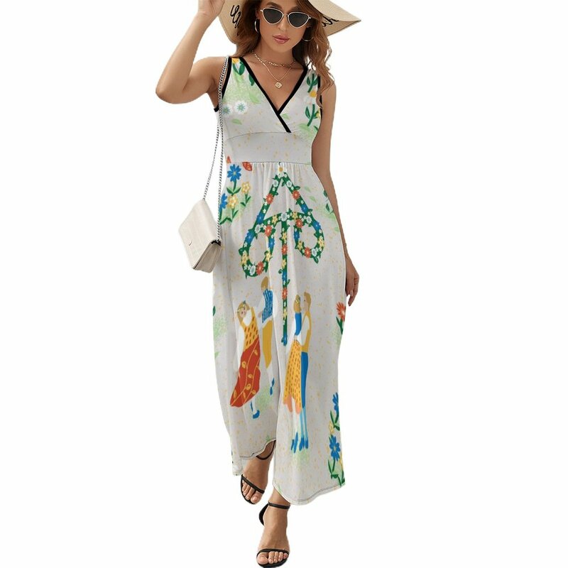 Midsummer Maypole Dance Sleeveless Dress dresses summer woman 2023 evening dresses women Dresses Dress women