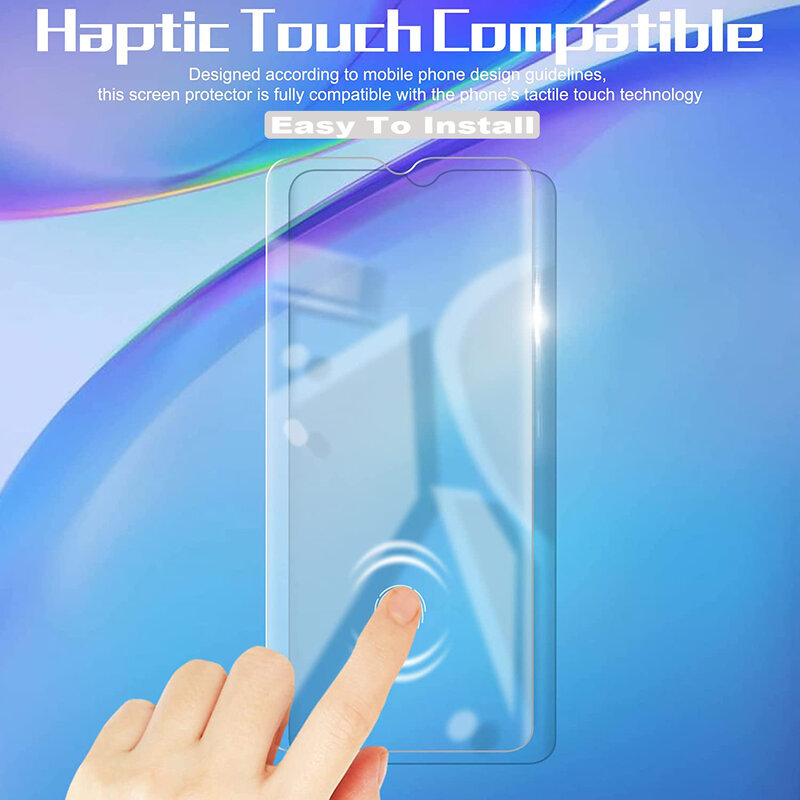 2/4Pcs Tempered Glass For OPPO A91 Screen Protector Glass Film