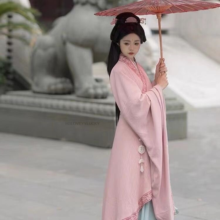 Capa China hasta la cintura para mujer, traje elegante femenino para Cosplay, traje de fiesta Wei Jin, conjunto de vestido Hanfu de hadas mejorado para mujer joven