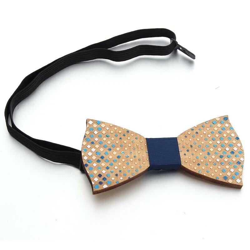 Ажурный галстук-бабочка унисекс, модный деревянный галстук-бабочка для мужчин, регулируемый ремешок, ретро галстук-бабочка, винтажная рубашка, узкий галстук-бабочка